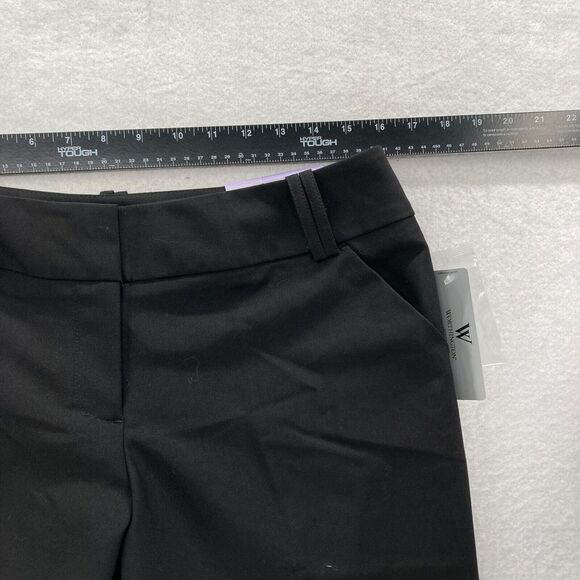 Worthington Modern Fit Pants Women's 12P Petite Black Cuffed Capri Stretch NWT - Picture 6 of 11